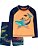 Conjunto UV Manga Longa Tubarão Laranja - 12m (9 a 12 meses) - Carter's - Imagem 1