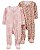 Kit 2 pijamas Rosa Coelho - 9m (6 a 9 meses) - Carter's - Imagem 1
