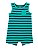 Romper Listrado Verde - 3m (1 a 3 meses) - Carter's - Imagem 1