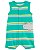 Romper Hipopótamo Listrado Verde - 12m (9 a 12 meses) - Carter's - Imagem 1