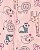 Pijama com pezinho Animais Rosa - 18m (12 a 18 meses) - Carter's - Imagem 2