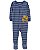 Pijama com pezinho Azul Truck Amarelo - 24m (18 a 24 meses) - Carter's - Imagem 1