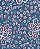 Pijama com pezinho Azul Floral - 3m (1 a 3 meses) - Carter's - Imagem 2