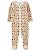 Pijama com pezinho Termal Flores - 3m (1 a 3 meses) - Carter's - Imagem 1