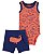 Conjunto 2 peças Baleia Coral - 24m (18 a 24 meses) - Carter's - Imagem 1