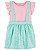 Vestido Jardineira Azul e Rosa - 3T (3 a 4 anos) - Carter's - Imagem 1