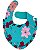 Kit 3 Babadores Flores Verde/Rosa - Carter's - Imagem 2