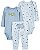 Conjunto 3 peças Urso Azulzinho - 18m (12 a 18 meses) - Carter's - Imagem 1