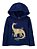 Camiseta Capuz Azul Marinho Dino - 24m (18 a 24 meses) - Carter's - Imagem 1