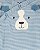 Pijama com pezinho Transpassado Azul Urso - 9m (6 a 9 meses) - Carter's - Imagem 3