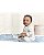 Pijama com pezinho Panda Azul + Touca - 9m (6 a 9 meses) - Carter's - Imagem 2