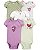 Kit Body 5 peças Uva Roxo/Verde - 12m (9 a 12 meses) - Carter's - Imagem 1