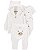 Conjunto 3 peças Cardigan Vaquinha Branco - RN - Carter's - Imagem 1