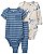 Conjunto 3 Peças Panda Azul - 9m (6 a 9 meses) - Carter's - Imagem 3