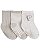 Kit 3 Meias Neutras Elefante - RN - Carter's - Imagem 1