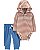 Conjunto 2 peças Body Listrado Calça Azul - 24m (18 a 24 meses) - Carter's - Imagem 1