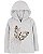 Camiseta Cinza Borboleta com capuz - 12m (9 a 12 meses) - Carter's - Imagem 1