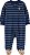 Pijama com pezinho Azul Marinho Esquilo - 3m (1 a 3 meses) - Carter's - Imagem 1
