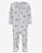 Pijama com pezinho Cinza Animais - 2T (2 a 3 anos) - Carter's - Imagem 1