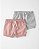 Kit 2 Shorts Rosa/Cinza - RN - Little Planet - Imagem 1