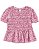 Camiseta Peplum Floral - 3T (3 a 4 anos) - Carter's - Imagem 1