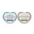 Chupeta Ultra Air Dupla Noturna Verde/Roxa Dreams 0 a 6 meses - Philips Avent - Imagem 1
