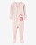 Pijama com pezinho Coruja Rosa - 12m (9 a 12 meses) - Carter's - Imagem 1