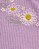 Pijama com pezinho Roxo Babado Flores - 9m (6 a 9 meses) - Carter's - Imagem 2