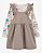 Jardineira Marrom + Camisa Florida - 18m (12 a 18 meses) - Carter's - Imagem 1