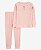 Pijama 2 peças canelado Rosinha - 24m (18 a 24 meses) - Carter's - Imagem 1