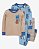 Kit Pijama 4 peças Urso Máquina - 12m (9 a 12 meses) - Carter'a - Imagem 1