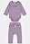 Conjunto Body e Calça em Ribana Sustentável Lilás - Tam G - Up Baby - Imagem 2