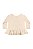 Conjunto Blusa e Calça em Cotton Flores Bege/Azul - Tam M - Quimby - Imagem 5