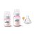 Kit Mamadeira Anti Colic 125 ml + 260 ml + Bico 4 Rosa - Philips Avent - Imagem 1