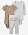 Conjunto 3 peças Coruja Marrom - 3m (1 a 3 meses) - Carter's - Imagem 1