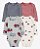 Kit Body 4 peças Bombeiros - 6m (3 a 6 meses) - Carter's - Imagem 1