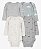 Kit Body 4 peças Nuvem - 9m (6 a 9 meses) - Carter's - Imagem 1