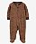 Pijama com pezinho Urso Polar Marrom - RN - Carter's - Imagem 1