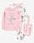 Kit Pijama 4 peças Elefante Rosinha - 12m (9 a 12 meses) - Carter's - Imagem 1