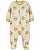 Pijama com pezinho Leão Mostarda - 3m (1 a 3 meses) - Carter's - Imagem 1
