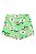 Conjunto Short Saia Flores Rosa/Verde - Tam 2 - Quimby - Imagem 3
