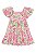 Vestido Floral Rosa/Verde - Tam 4 - Quimby - Imagem 2
