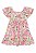 Vestido Floral Rosa/Verde - Tam 4 - Quimby - Imagem 1