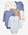 Kit Body 6 peças Little Buddy - 12m (9 a 12 meses) - Carter's - Imagem 1