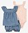 Conjunto Jeans/Rosinha - 24m (18 a 24 meses) - Carter's - Imagem 1