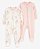 Kit 2 Pijamas Ovelhinha Rosa - 6m (3 a 6 meses) - Carter's - Imagem 1