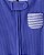 Pijama Azul Bolso Listrado - 3m (1 a 3 meses) - Carter's - Imagem 4