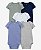 Kit Body Tons de Azul - 6m (3 a 6 meses) - Carter's - Imagem 1