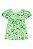 Vestido Floral Verde - Tam 2 - Quimby - Imagem 1