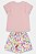 Pijama Short Rosa - Tam 1 - Up Baby - Imagem 4